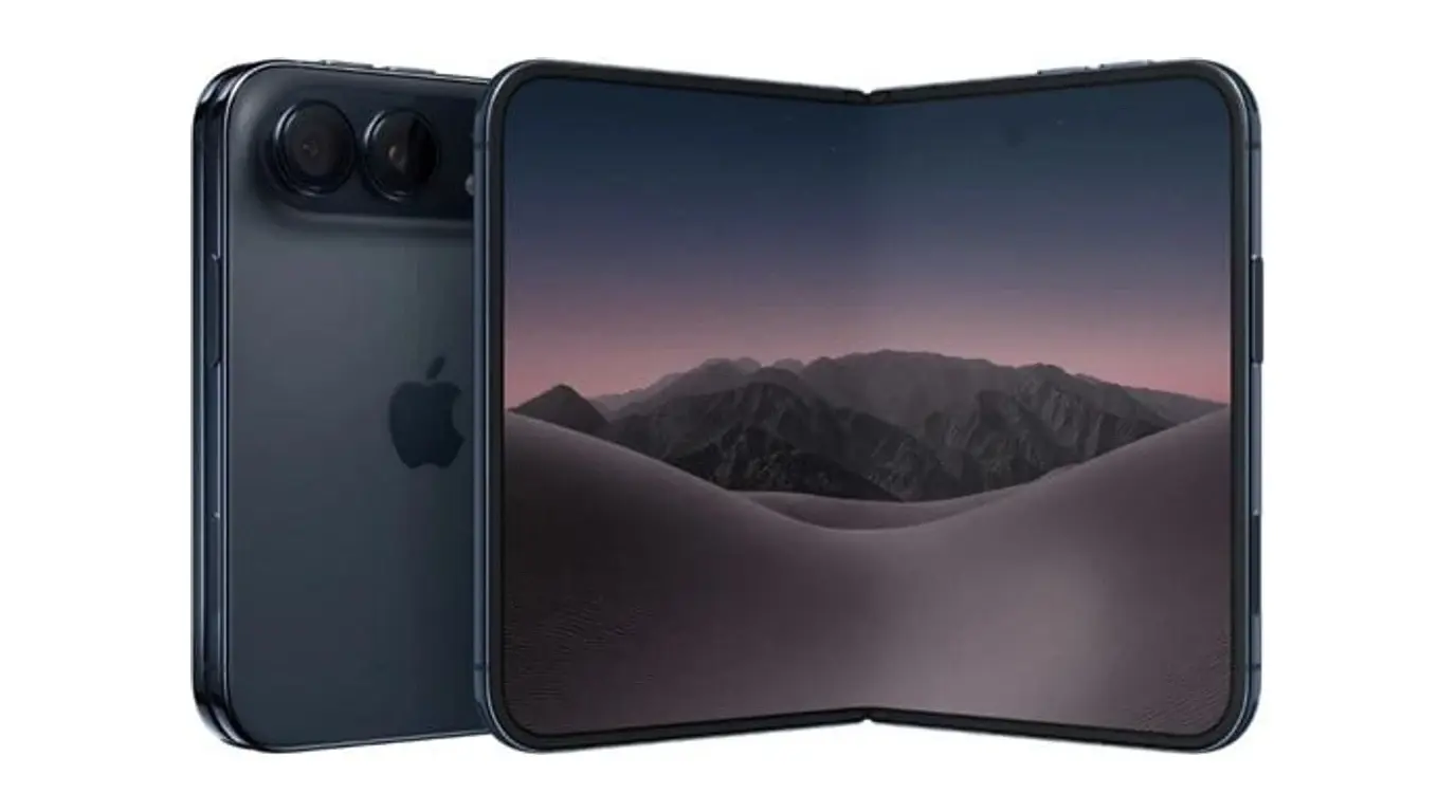 Apple iPhone Duo foldbar smarttelefon omtalt hos Mobiloversikt