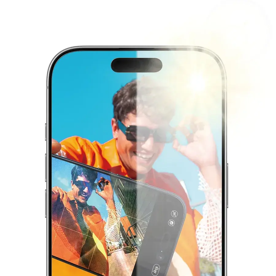 PanzerGlass Anti-Reflective Armor iPhone 16 Pro – produktbilde